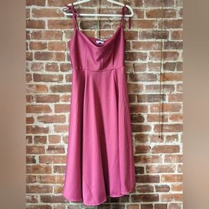 HANDMADE Bridesmaid Dress - gorgeous fuchsia purple color - 8 (Medium)